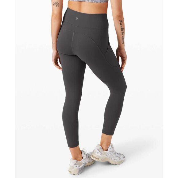 Lululemon Invigorate High-Rise Tight 25" Graphite Grey Black - Size: 6 - Picture 3 of 13